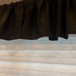 2 black valances